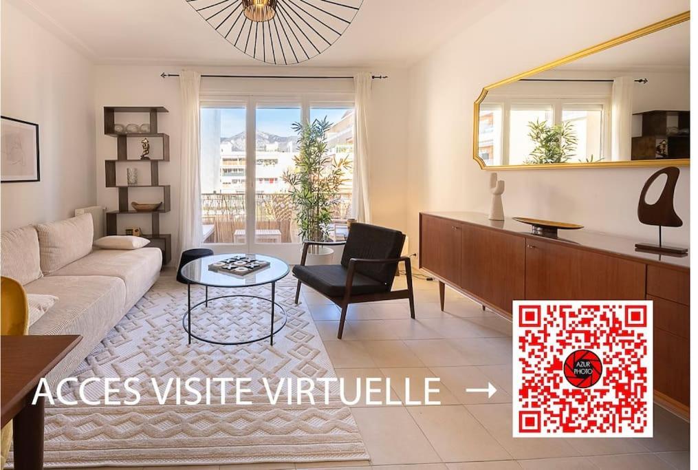 06B - Beautiful 2 Rooms With Terrace Sea View روكوبرُن كاب مارتي المظهر الخارجي الصورة